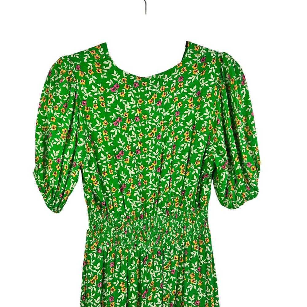 Draper James RSVP Green Floral Midi Dress Size small - Picture 5 of 8